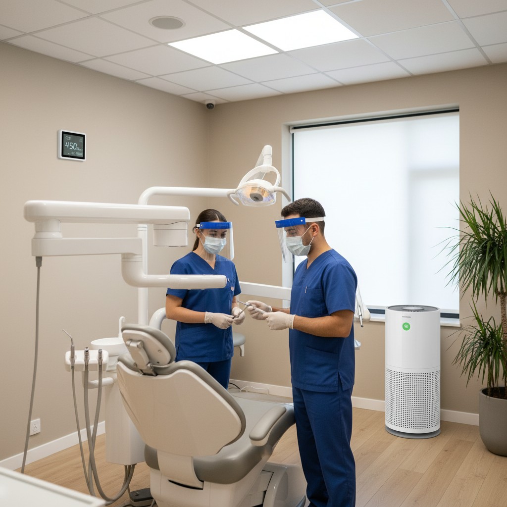 Ar seguro na odontologia: tecnologias que domam os aerossóis
