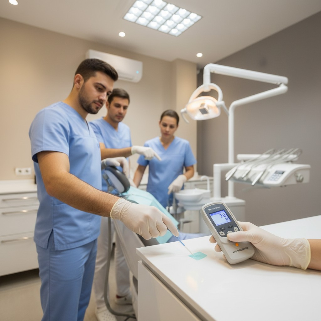 Biossegurança em números: ATP e auditorias digitais na clínica