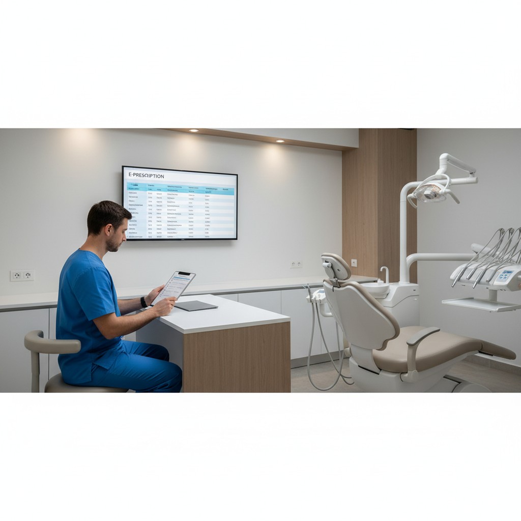 Checklist digital e prescrição segura: suporte à decisão na odontologia