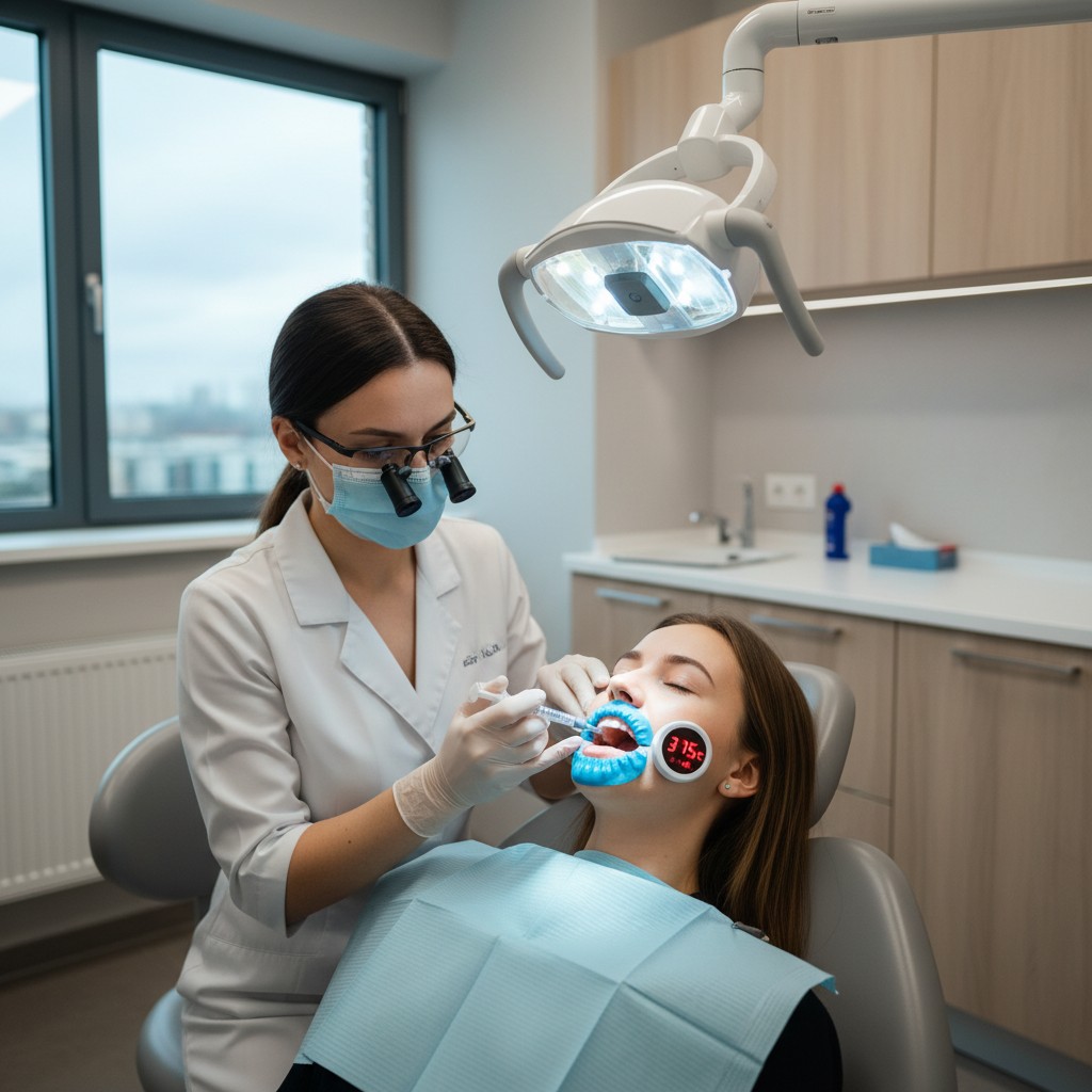 Clareamento dental preditivo: sensores, dados e menos sensibilidade