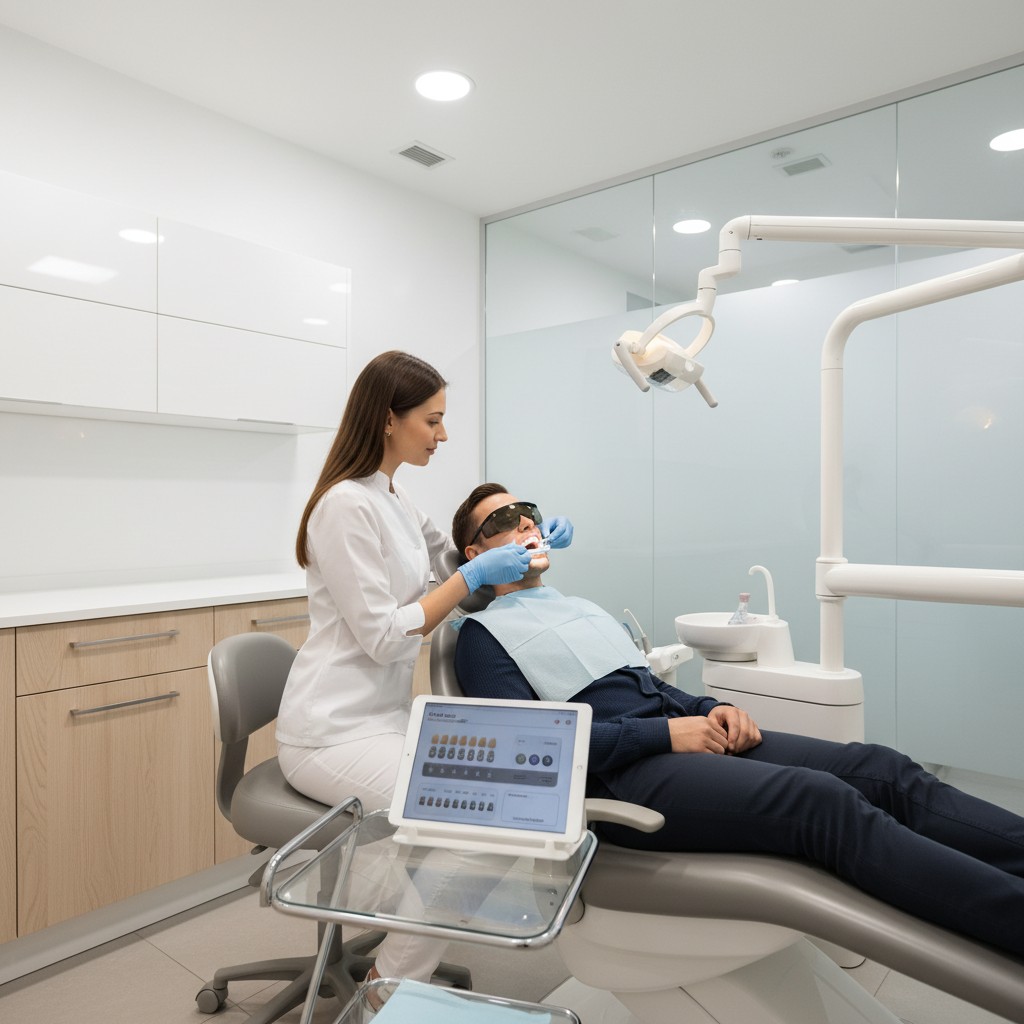 Clareamento dental sob controle: planejamento digital e resultados reais