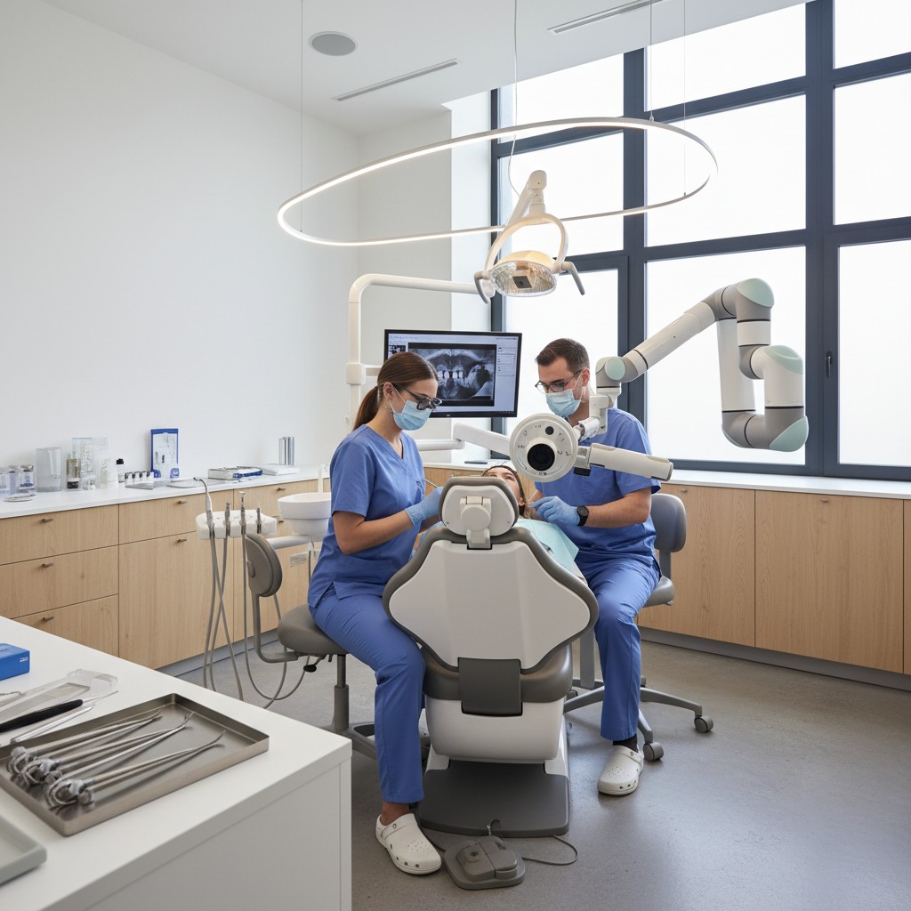 Cobots na odontologia: robôs colaboradores que elevam a rotina