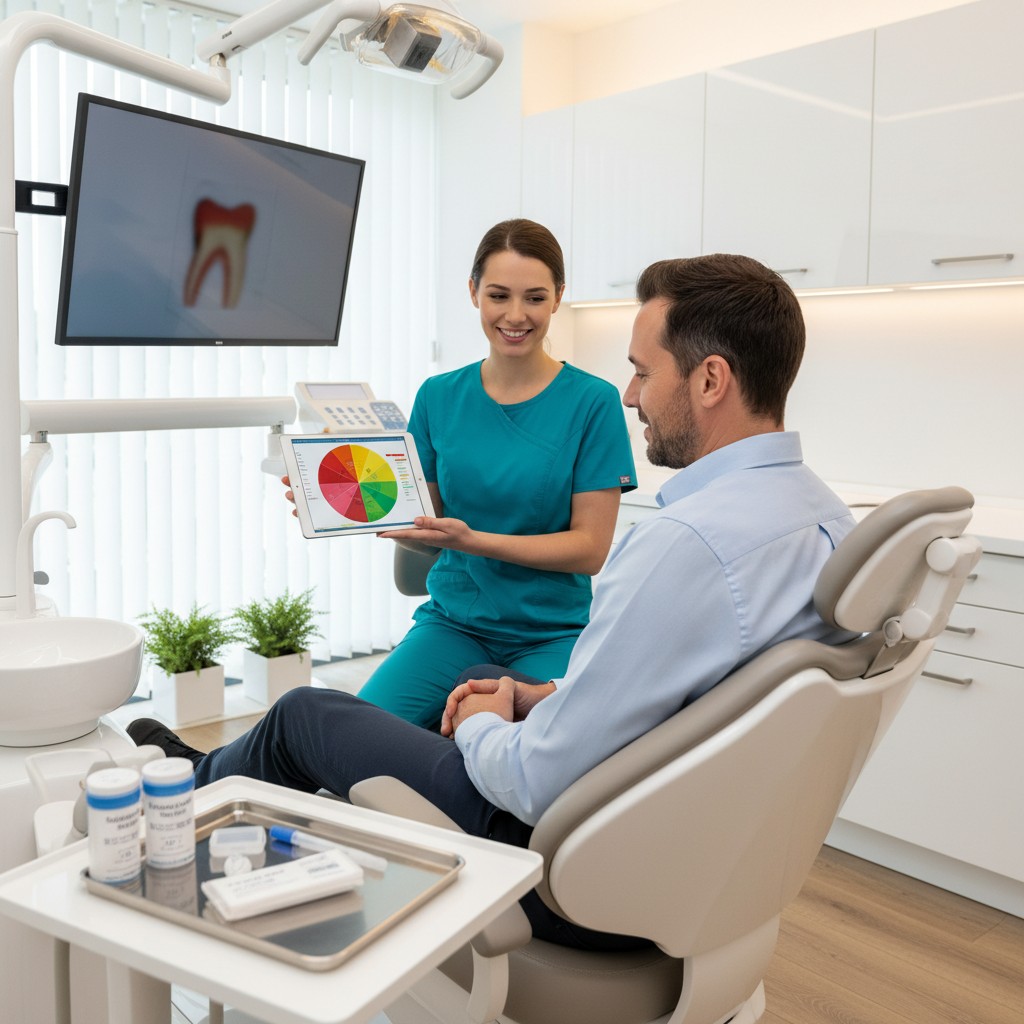 Controle de cárie orientado por dados: da triagem ao recall inteligente