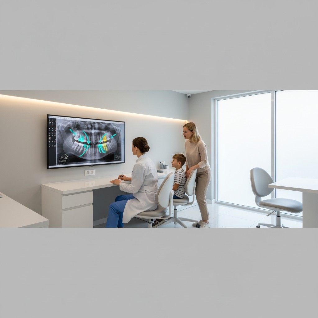 Erupção dentária sob controle: IA para acertar o momento clínico