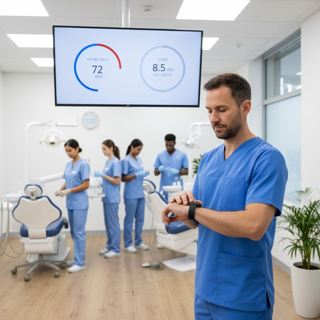 Fadiga do dentista em números: biometria e agenda que evitam erros