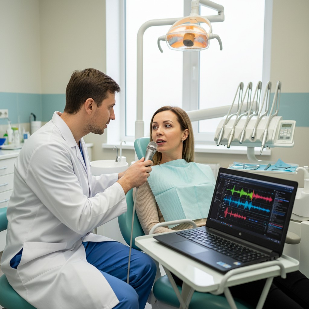 Fonética em alta fidelidade: áudio e IA para ajustar sorrisos