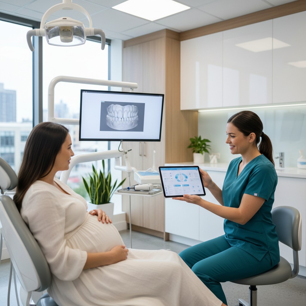 Gestantes no consultório: tecnologia clínica para um cuidado seguro