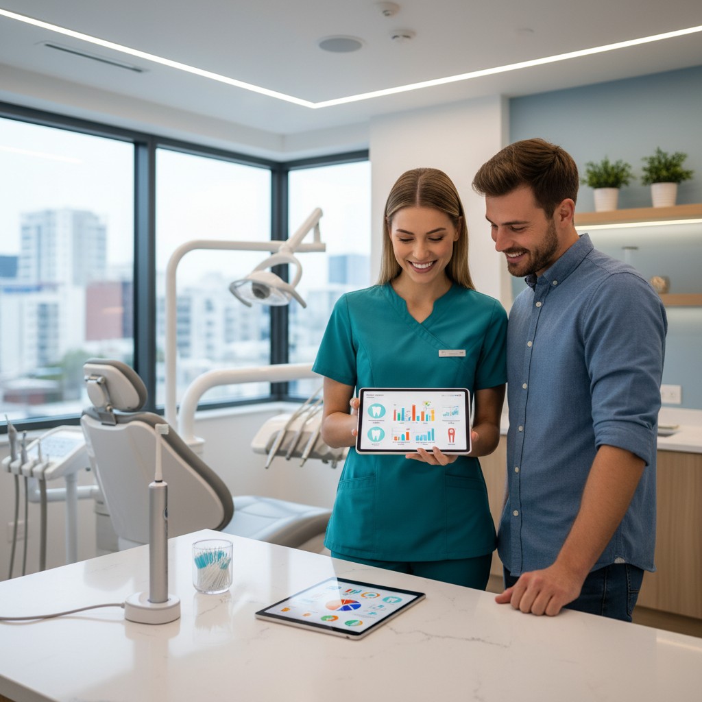 Higiene oral conectada: da escova inteligente ao plano clínico