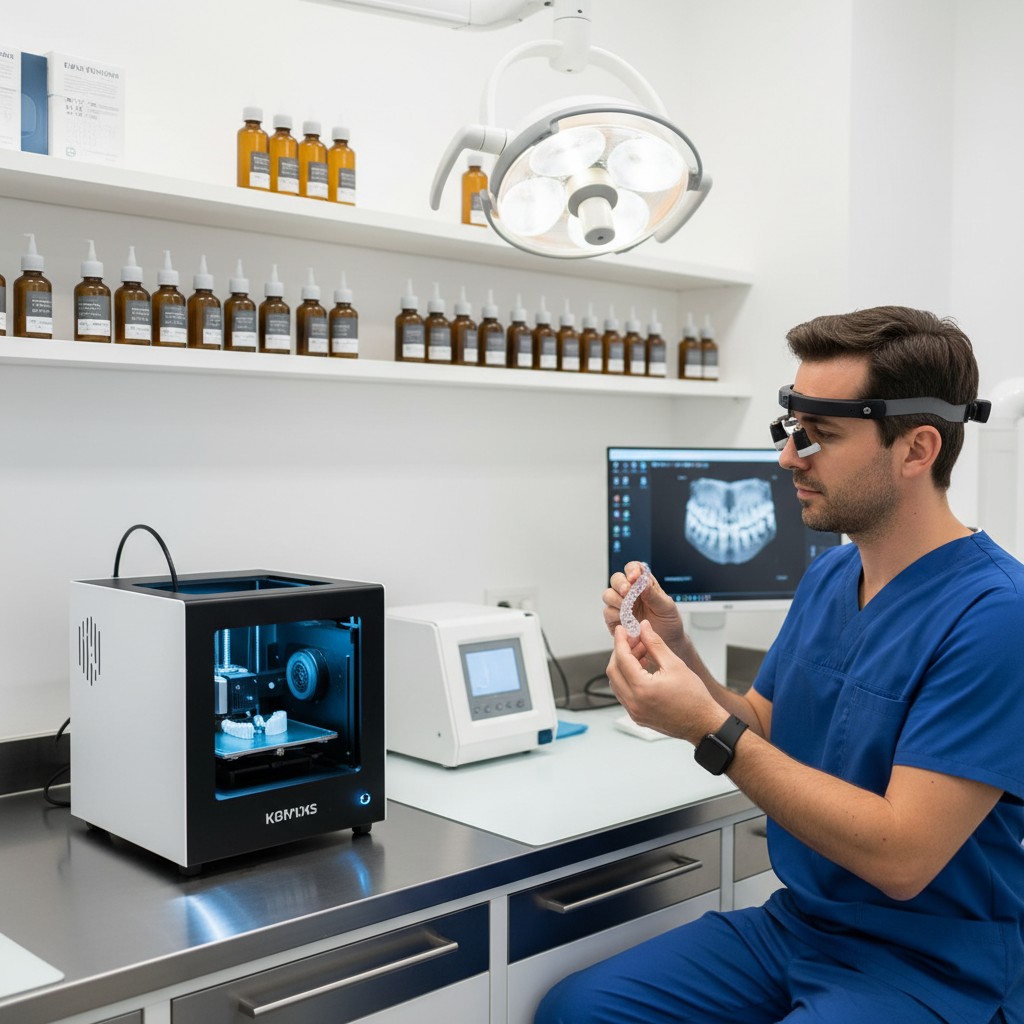 Impressão 3D clínica: segurança e precisão do arquivo ao consultório