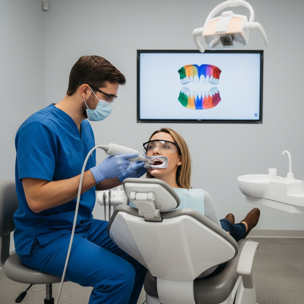 Intraoral scanning para DTM: como usar escaneamento para ajustar placa com critério