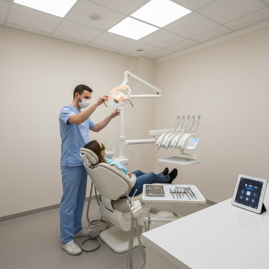 Luz que melhora a clínica: iluminação operatória e ambiente