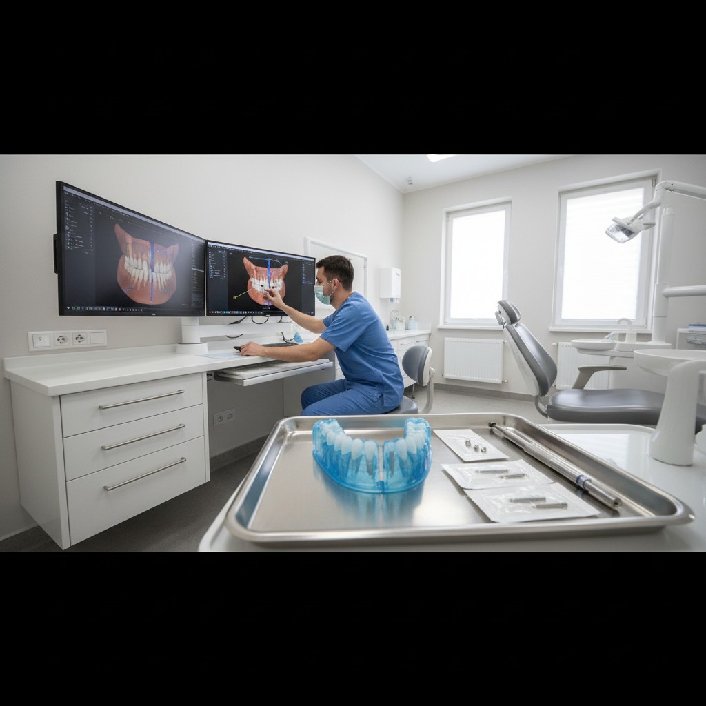 Mini-implantes guiados na ortodontia: 3D para ancoragem segura