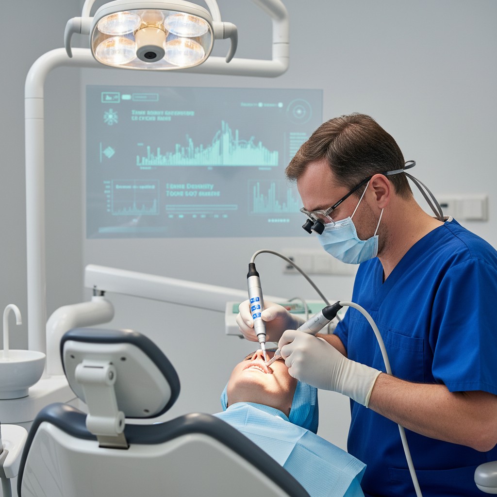 Osseodensificação inteligente: sensores que guiam fixação de implantes