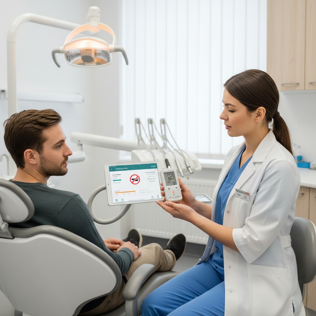 Parar de fumar na cadeira: protocolo digital que acelera desfechos