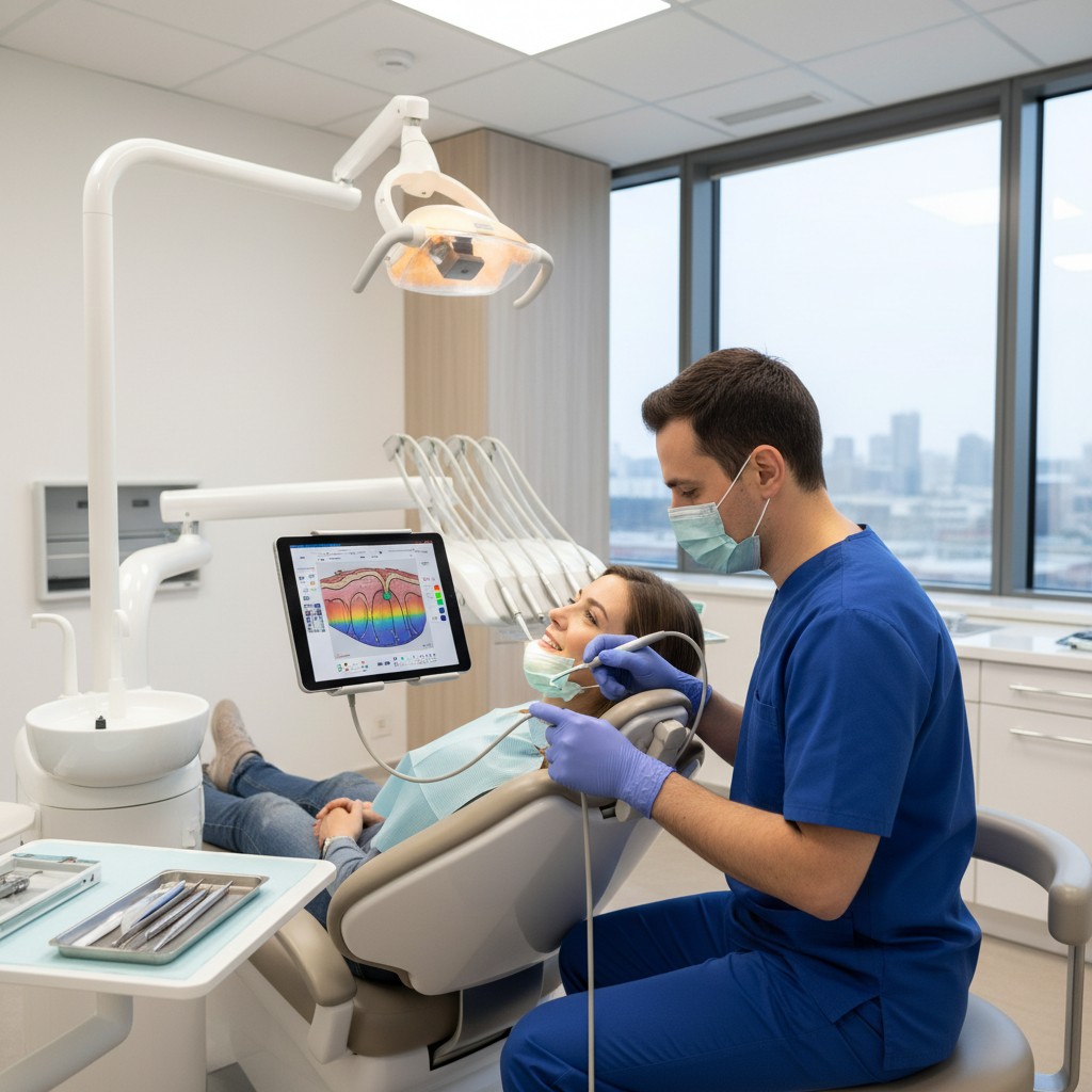 Periodontia 4.0: sondagem digital, IA e manutenção personalizada