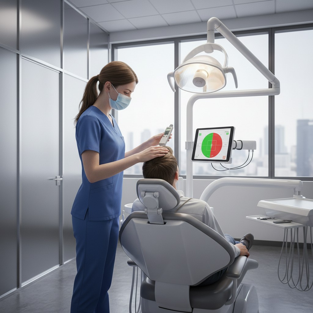 Posicionamento inteligente do paciente: precisão clínica começa na cadeira