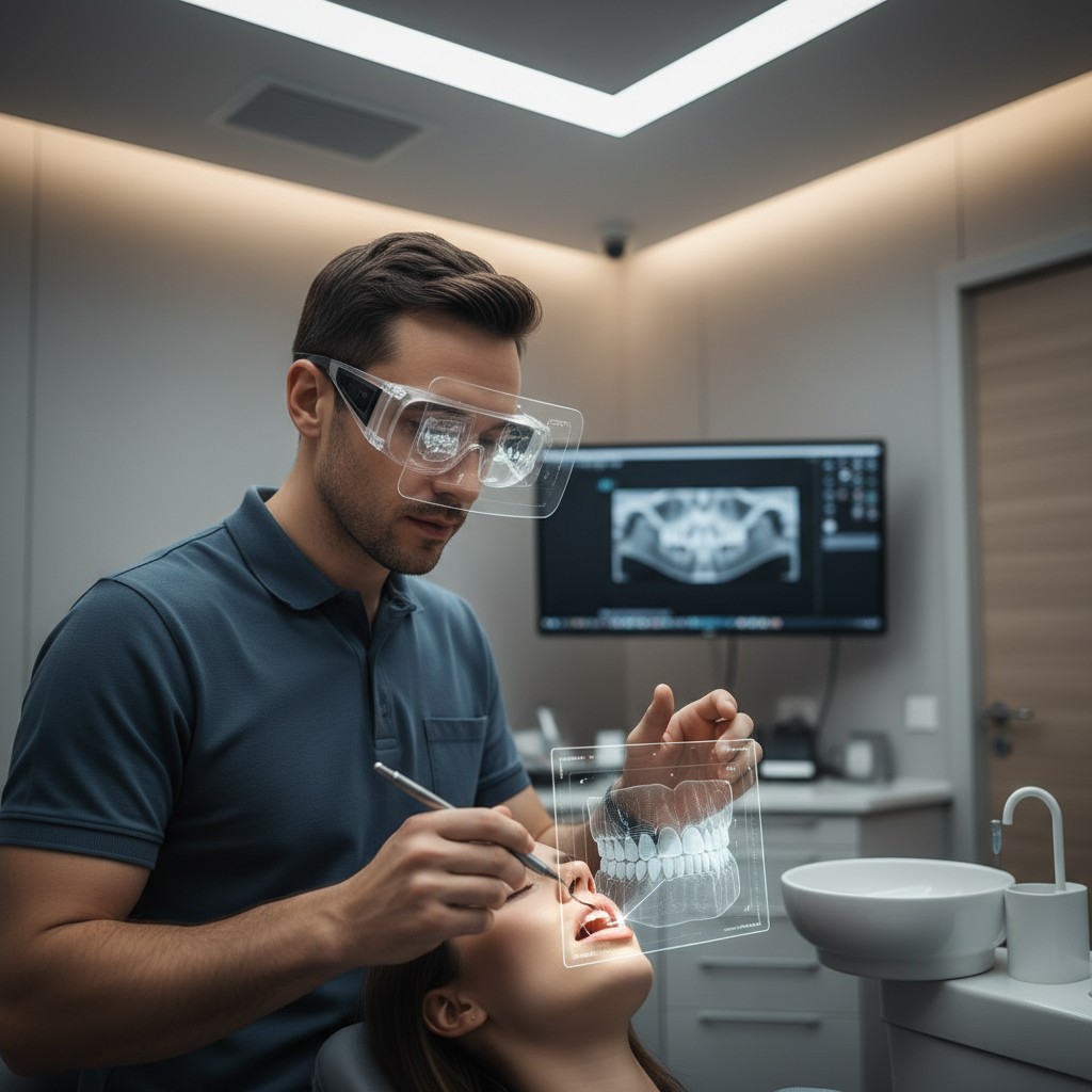 Realidade aumentada na cadeira: precisão guiada no minuto a minuto