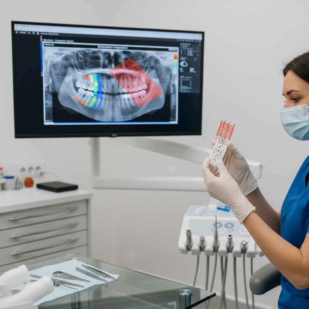 Regeneração personalizada em 3D: scaffolds e guias que elevam a clínica