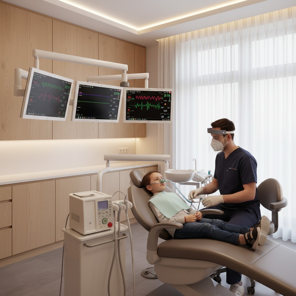 Sedação com segurança: monitores e automação na cadeira odontológica