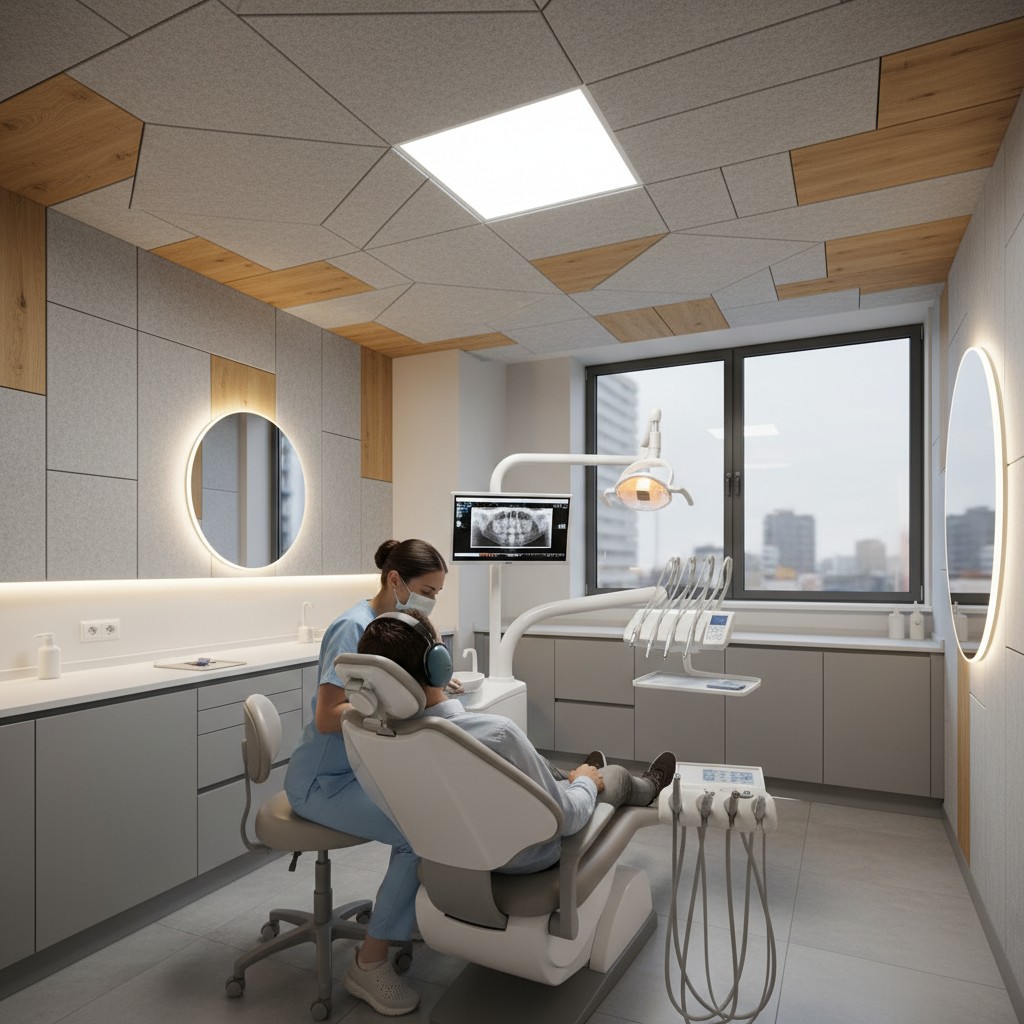 Silêncio que trata: acústica inteligente no consultório odontológico