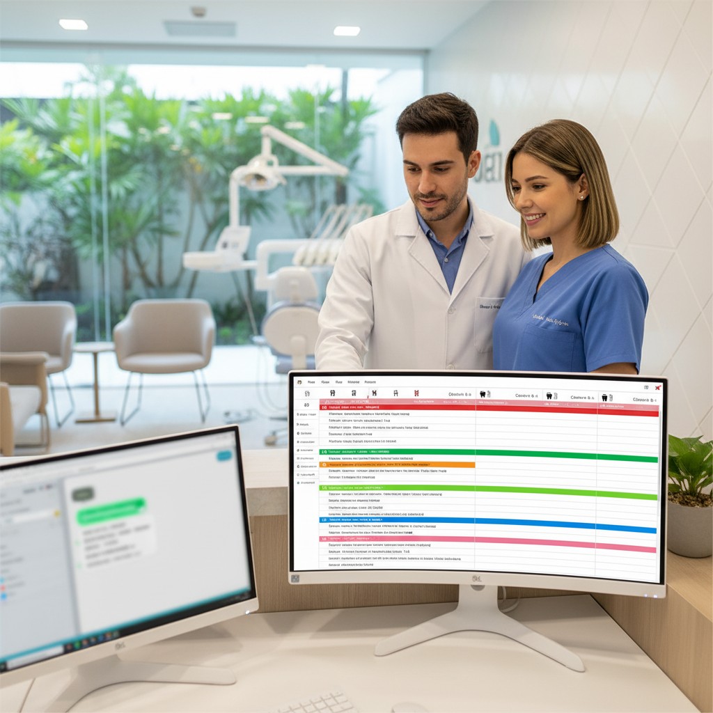 Sistema odontológico com agenda por cadeira Siodonto: produtividade