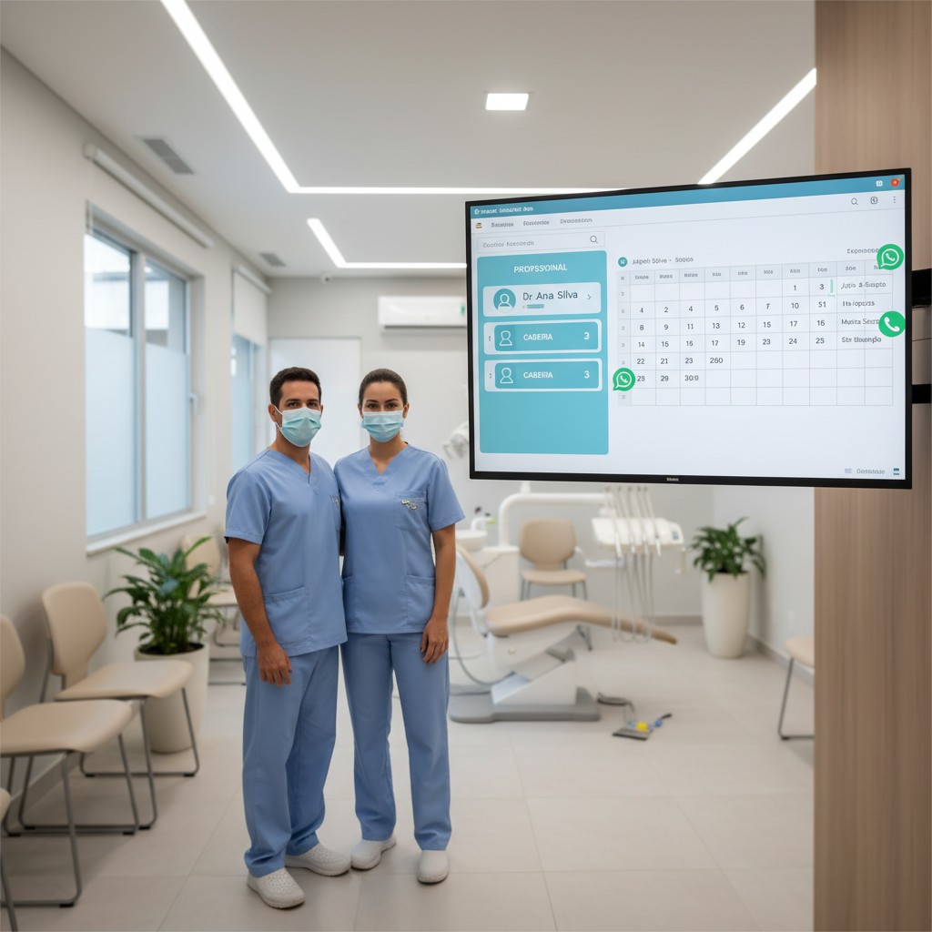 Software odontológico com confirmação automática de consultas