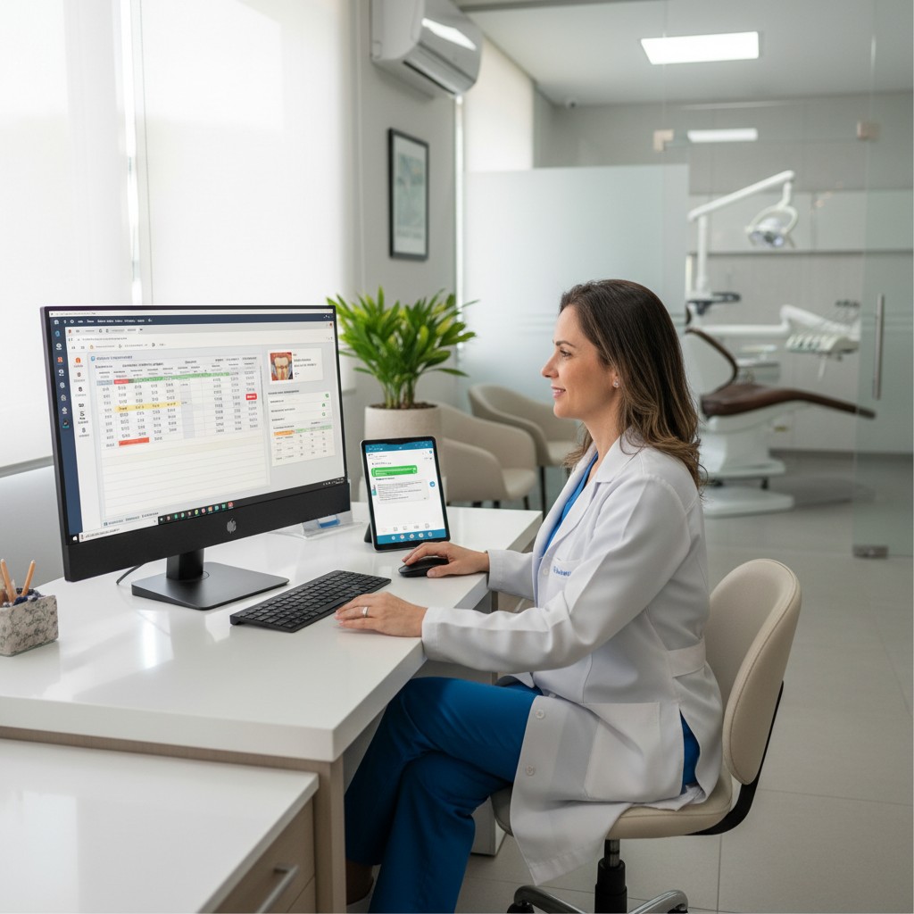 Software odontológico com prontuário digital e WhatsApp Siodonto