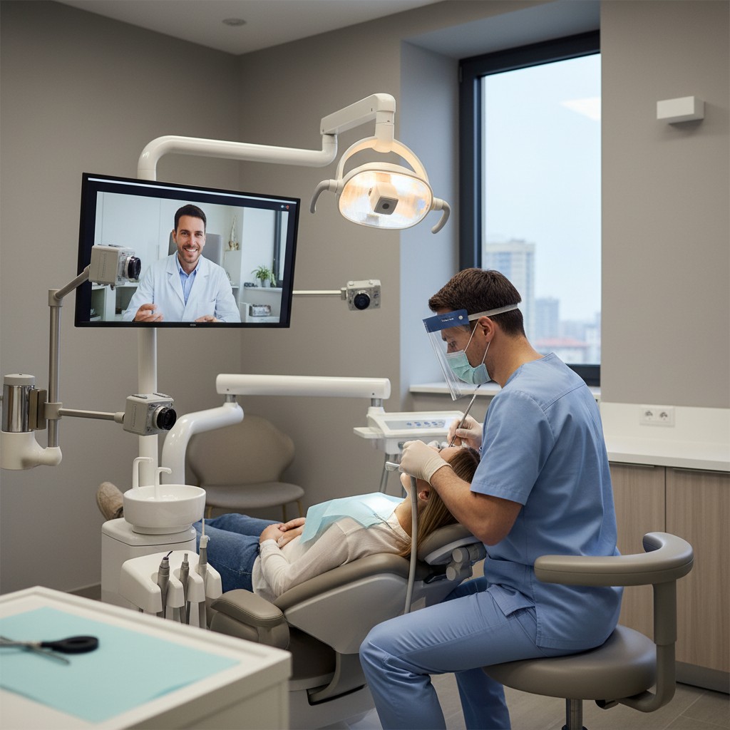 Telementoria ao vivo na odontologia: decisões seguras em tempo real
