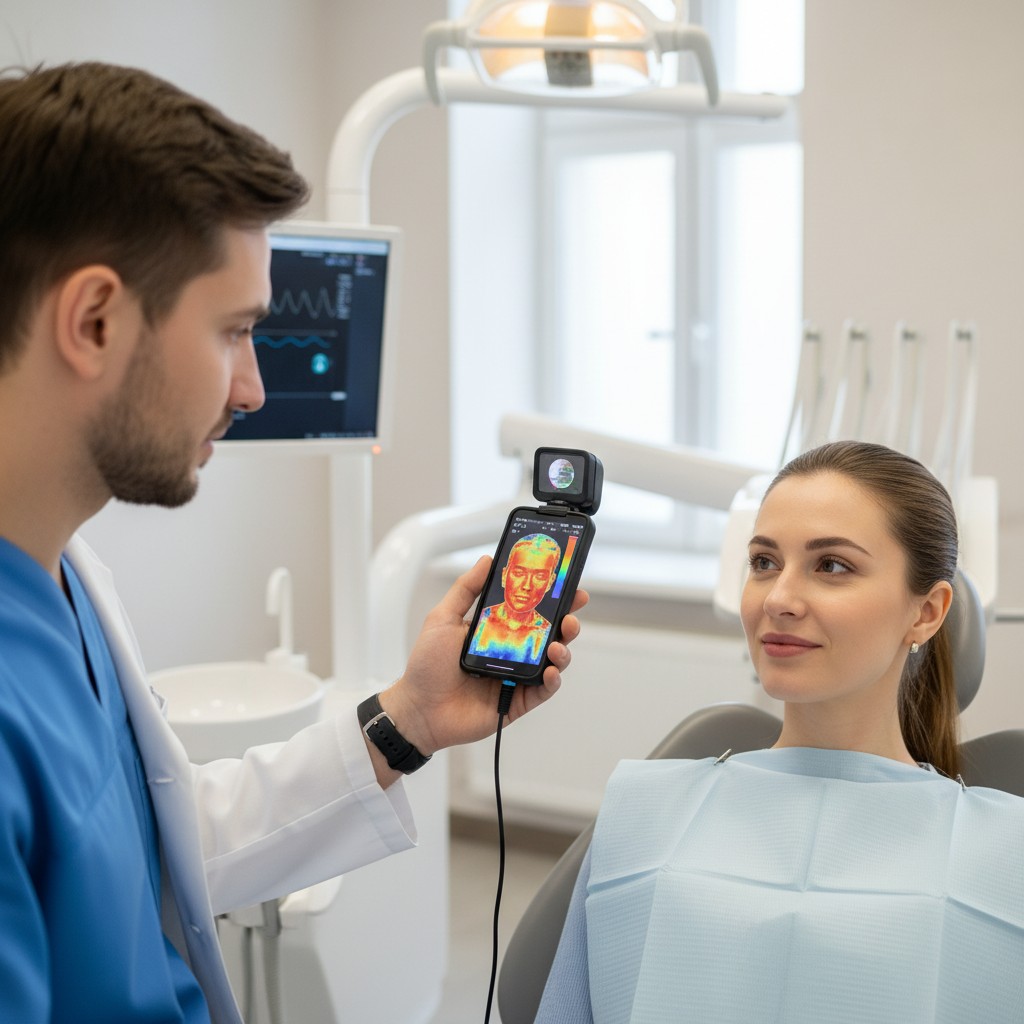 Termografia na odontologia: mapas térmicos que orientam diagnóstico e cuidado