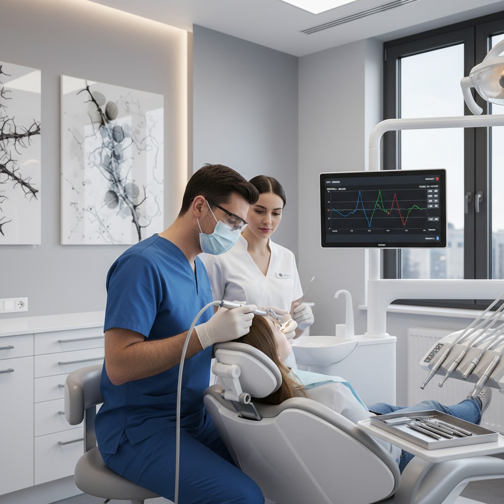 Toque guiado por dados: háptica e sensores na odontologia