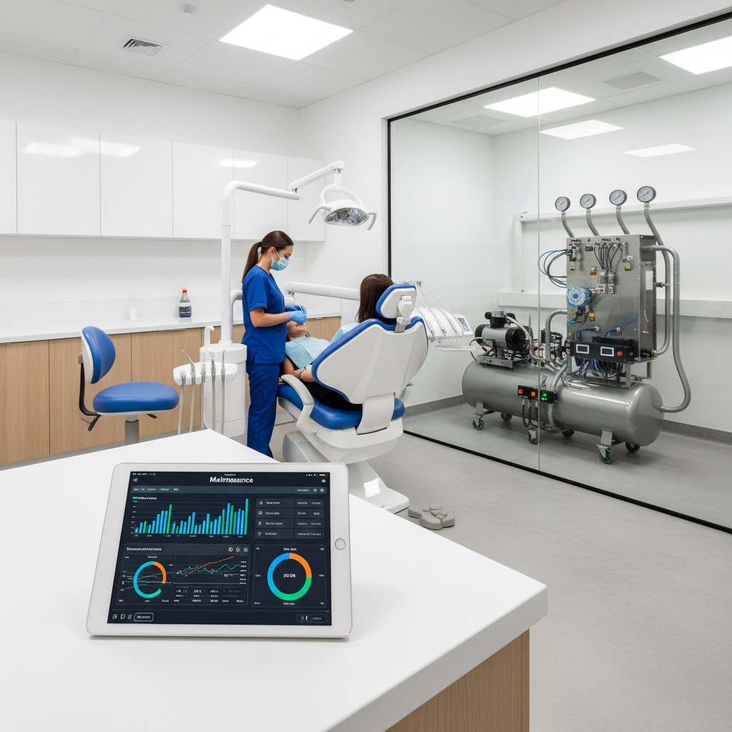 Uptime clínico sem sustos: IoT e manutenção preditiva na odontologia