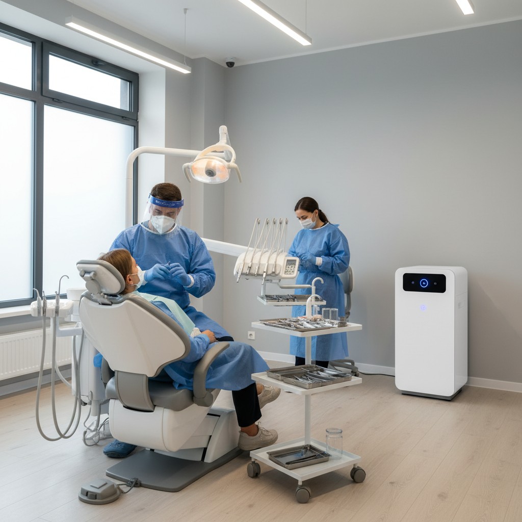 UV‑C na odontologia: desinfecção ágil e segura que cabe na rotina