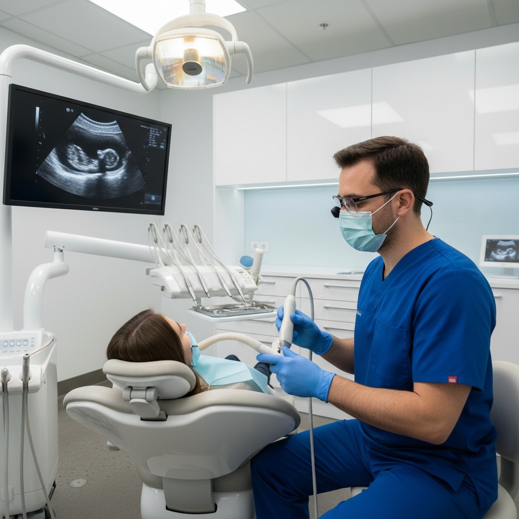 Vascularização mapeada: ultrassom intraoral na implantodontia